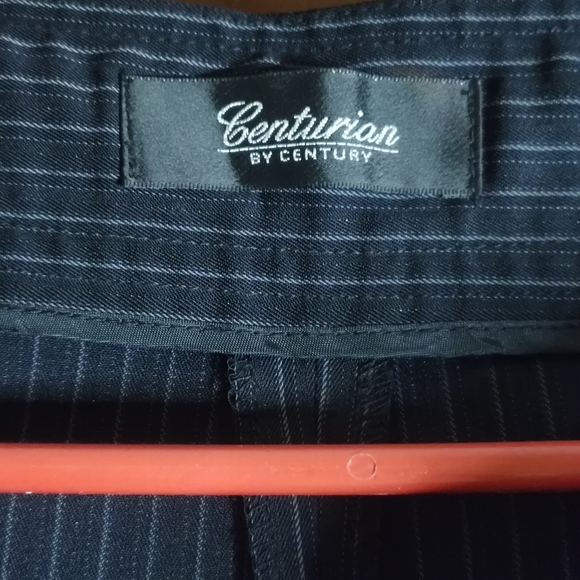 ๐ unused black regular fit stripe formal trousers - Picture 5 of 10